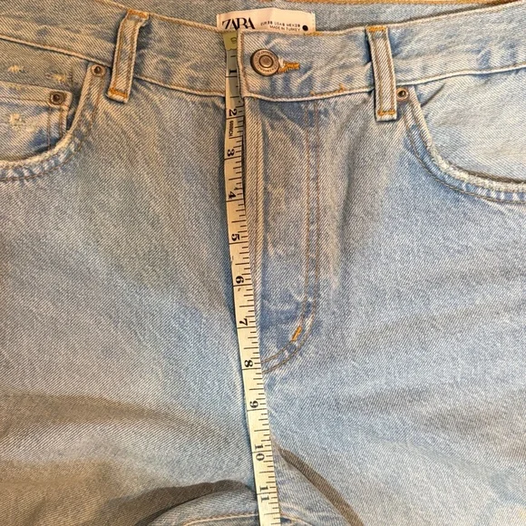 Zara Light Blue Boyfriend Jeans - Picture 5 of 6